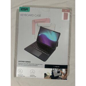 ESR Ascend Series Keyboard Case For iPad 11/10th Gen 10.9-Inch Pink Detachable M